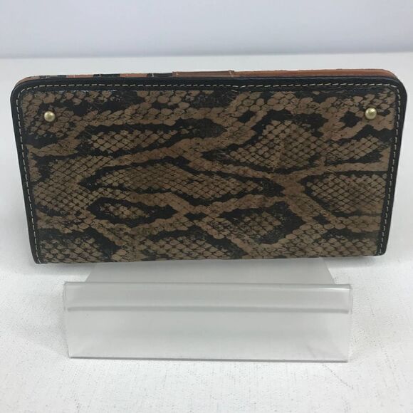 Vaan Python Bifold Wallet NWT - Picture 1 of 7